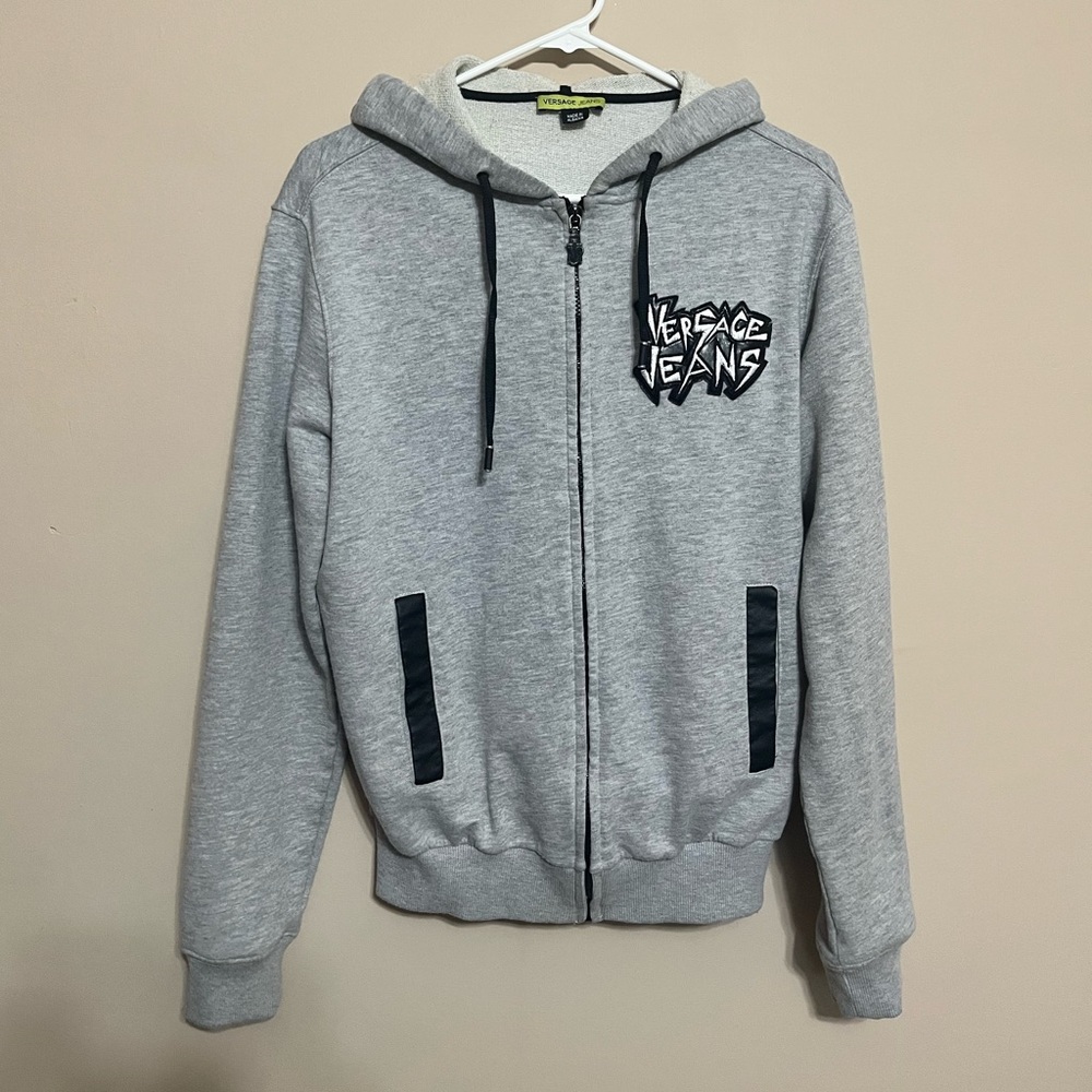 Versace Jeans Collection zip-front hoodie.